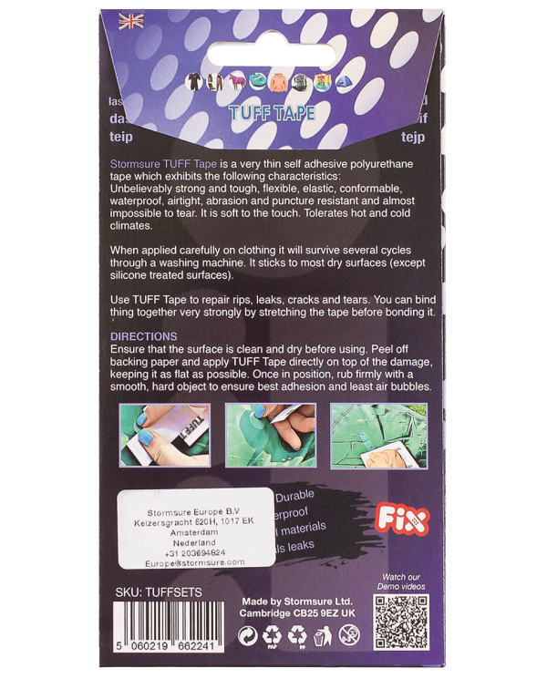 STORMSURE, TUFF Tape, Patch Set, small