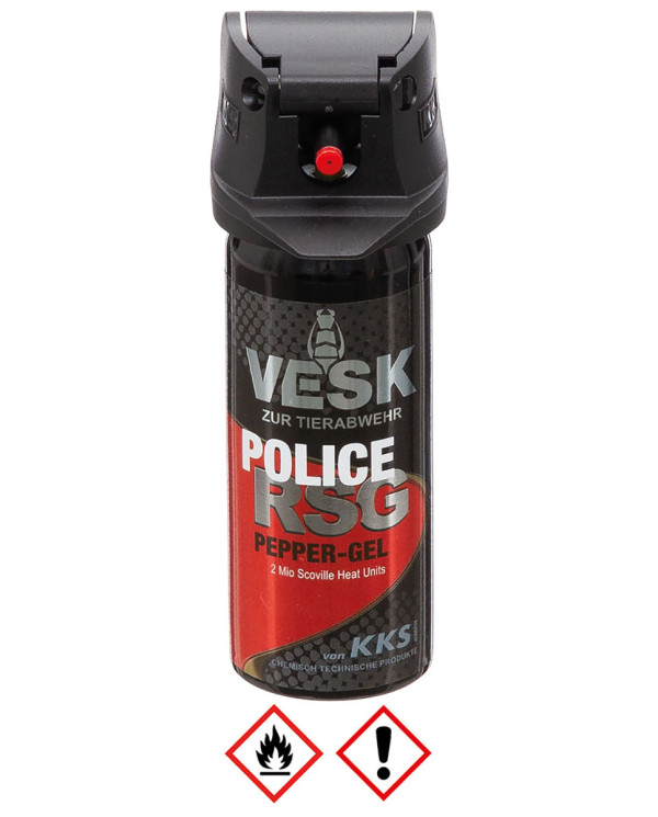 Pepper Spray, gel, 50 ml, RSG-Police, (SALE ONLY IN EU)