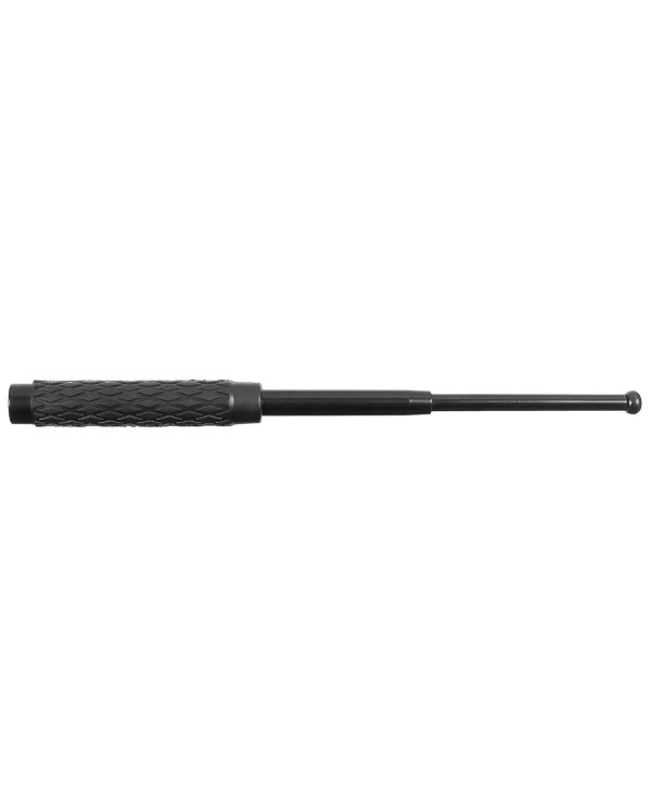 Metal Baton, telescopic, black, short