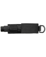 Metal Baton, telescopic, black, short