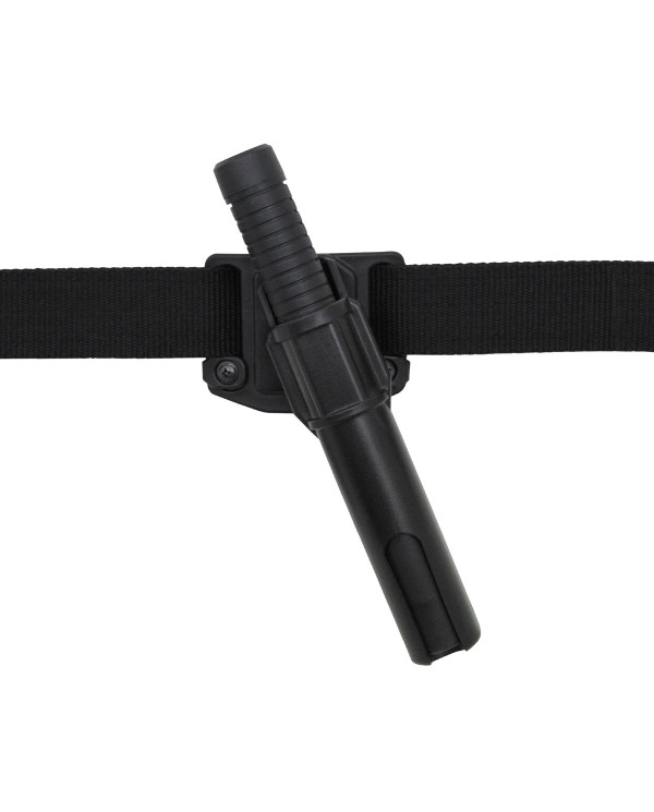 Baton Holder, 16 cm, rotatable, black