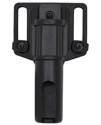 Baton Holder, 12 cm, rotatable, black