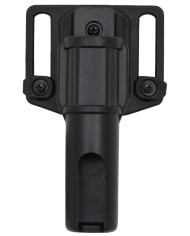 Baton Holder, 12 cm, rotatable, black