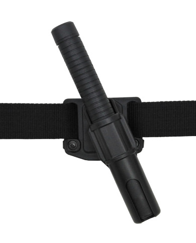 Baton Holder, 12 cm, rotatable, black