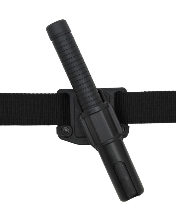 Baton Holder, 12 cm, rotatable, black