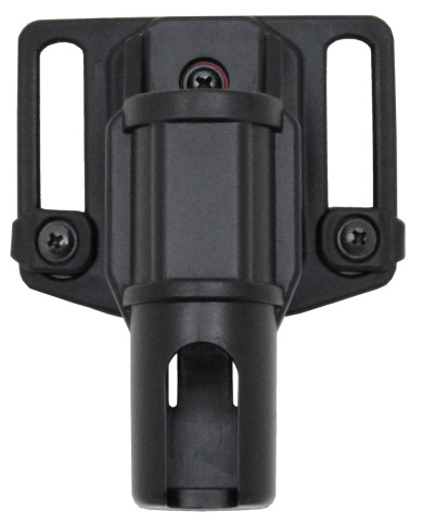 Baton Holder, 9,5 cm, rotatable, black
