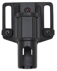 Baton Holder, 9,5 cm, rotatable, black