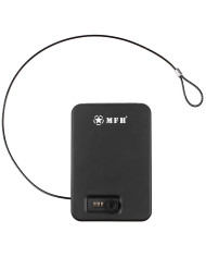 Safety Case, black, Metal, with combination lock