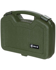 Pistol Case, Plastic, large, lockable, OD green