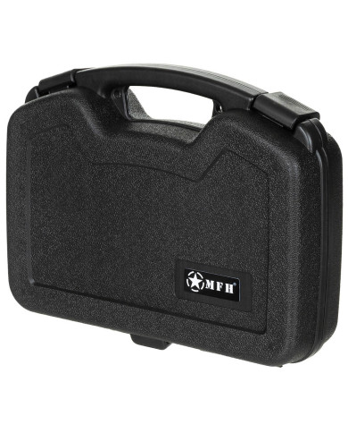 Pistol Case, Plastic, large, lockable, black