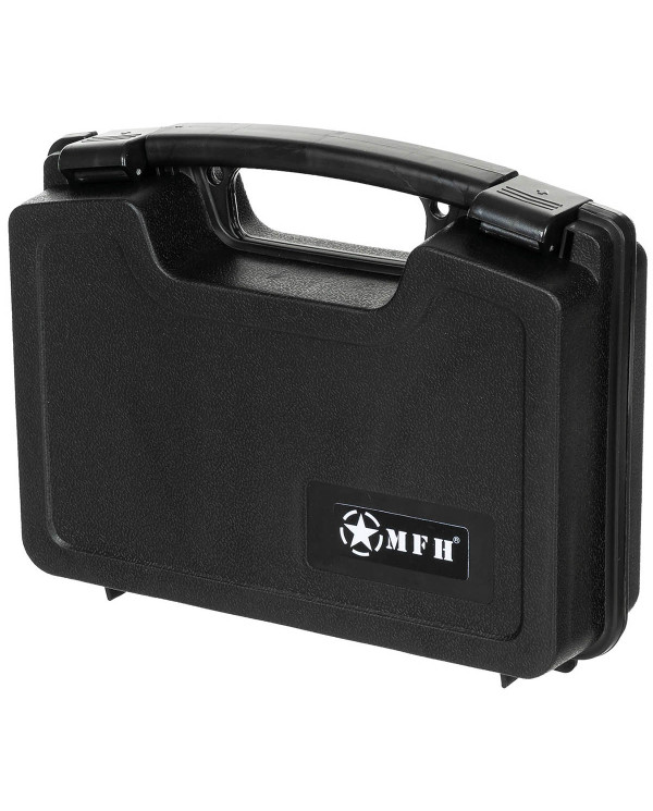 Pistol Case, Plastic, small, lockable, black