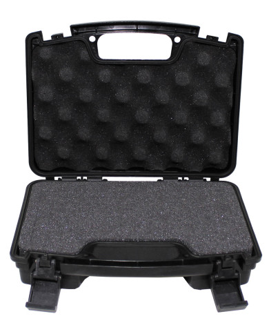 Pistol Case, Plastic, small, lockable, black