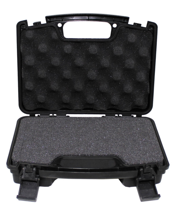 Pistol Case, Plastic, small, lockable, black