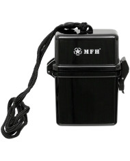 Box, Plastic, waterproof, neck strap, black