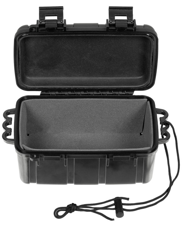 Box, Plastic, waterproof, padded, black
