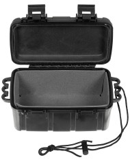 Box, Plastic, waterproof, padded, black
