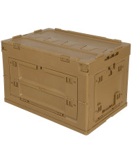 Box, Plastic, foldable, 60 l, khaki