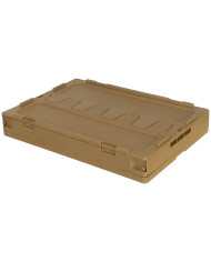 Box, Plastic, foldable, 60 l, khaki
