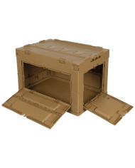 Box, Plastic, foldable, 60 l, khaki