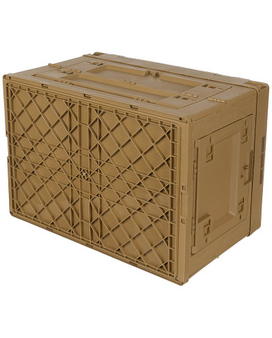 Box, Plastic, foldable, 60 l, khaki