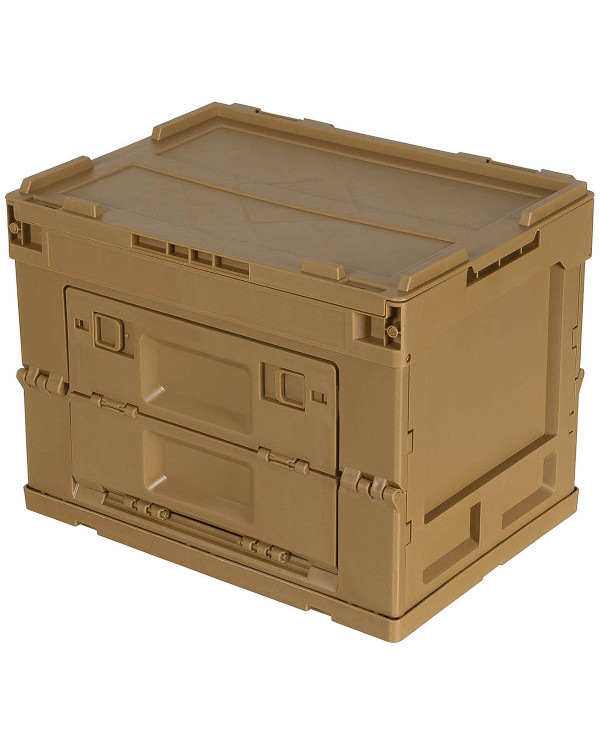 Box, Plastic, foldable, 20 l, khaki