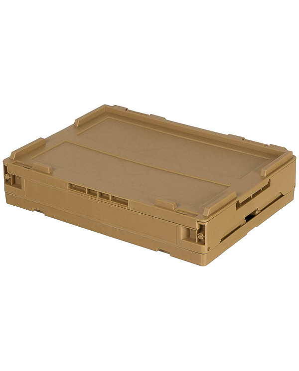 Box, Plastic, foldable, 20 l, khaki