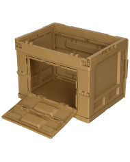 Box, Plastic, foldable, 20 l, khaki