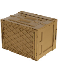 Box, Plastic, foldable, 20 l, khaki
