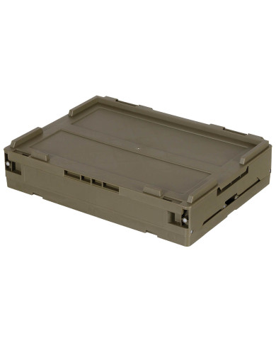 Box, Plastic, foldable, 20 l, OD green