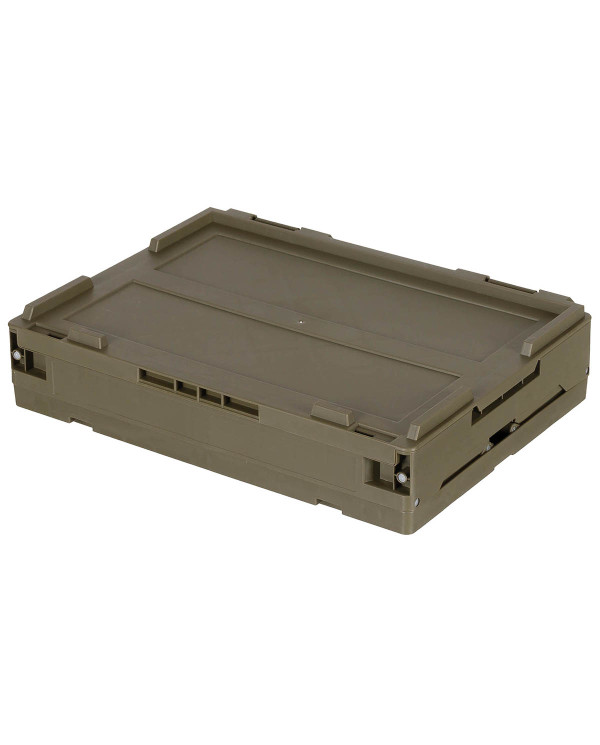 Box, Plastic, foldable, 20 l, OD green