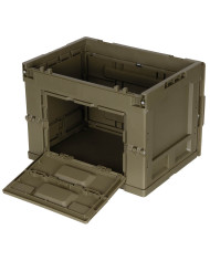 Box, Plastic, foldable, 20 l, OD green