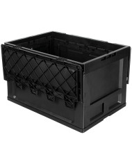 Box, Plastic, foldable, 60 l, black