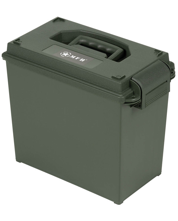 US Ammo Can, Plastic, .50 cal., large, OD green