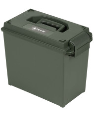 US Ammo Can, Plastic, .50 cal., large, OD green