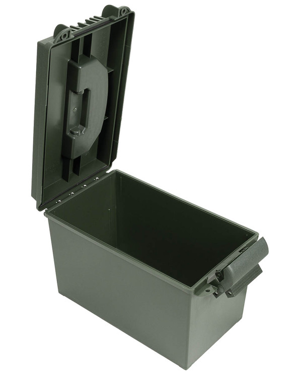 US Ammo Can, Plastic, .50 cal., OD green