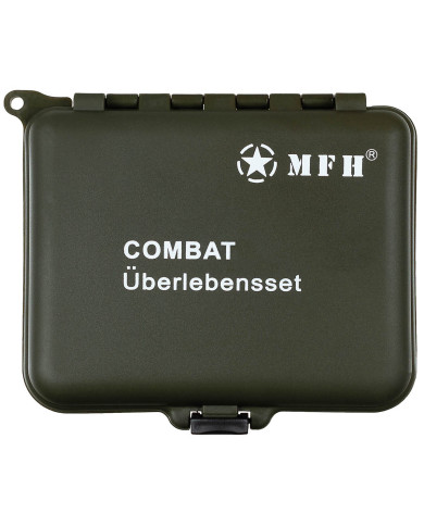 Combat Survival Kit, 36-part, OD green