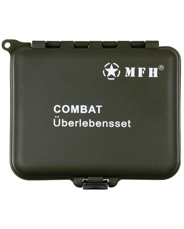 Combat Survival Kit, 36-part, OD green