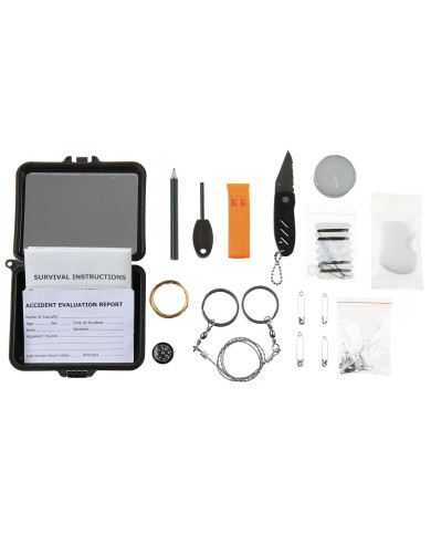 Combat Survival Kit, 36-part, OD green