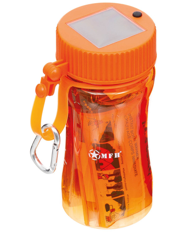 Survival Kit, "Extreme", 34-part, orange-transparent