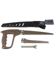 Hand Saw, 2 saw blades, sheath with belt clip