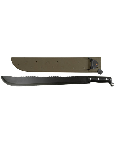 Bolo Machete, with saw back, plastic cover, like original US