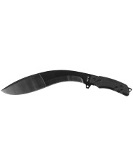 Machete, "Kukri", black, with nylon sheath