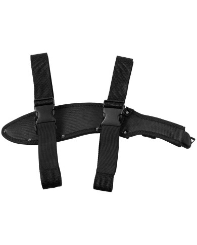 Machete, "Kukri", black, with nylon sheath