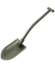 Swedish Folding Spade, Steel, OD green, 2-part