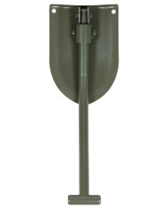 Swedish Folding Spade, Steel, OD green, 2-part