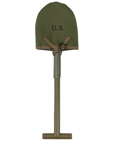 US T-Spade, M10, OD green,  with canvas case