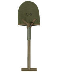 US T-Spade, M10, OD green,  with canvas case