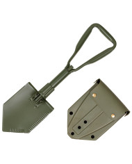 US Folding Spade, 3-part, OD green, extra stable