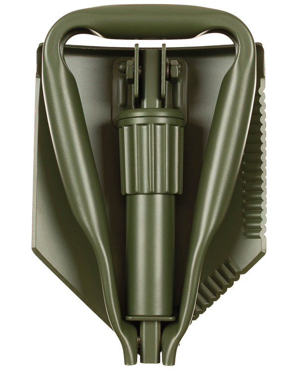 US Folding Spade, 3-part, OD green, extra stable