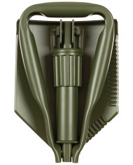 US Folding Spade, 3-part, OD green, extra stable